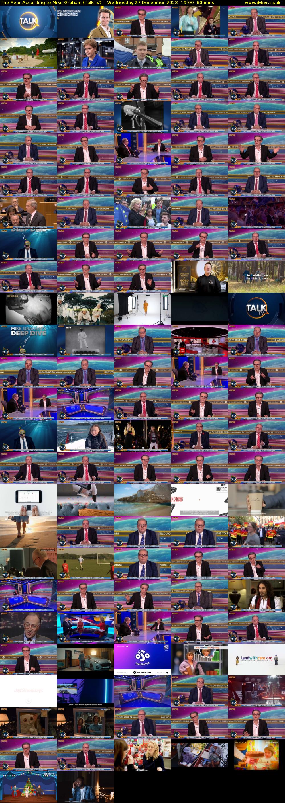 The Year According to Mike Graham (TalkTV) Wednesday 27 December 2023 19:00 - 20:00