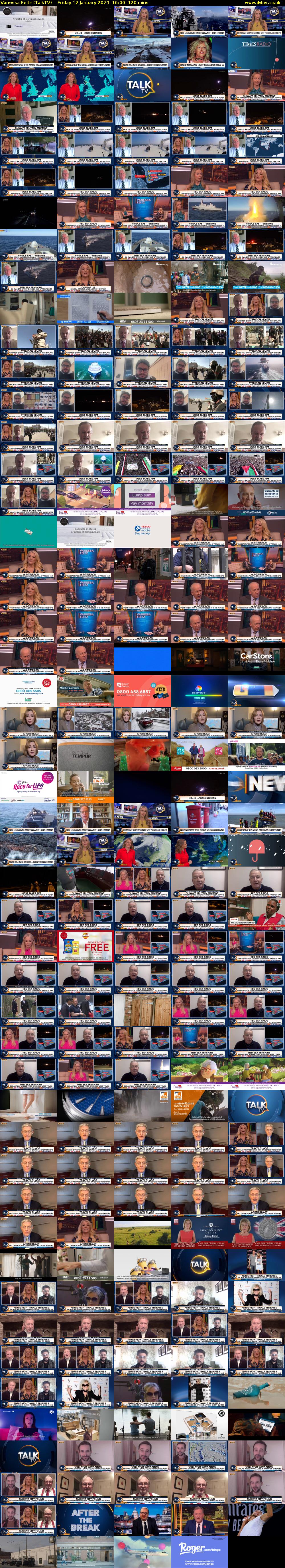 Vanessa Feltz (TalkTV) Friday 12 January 2024 16:00 - 18:00