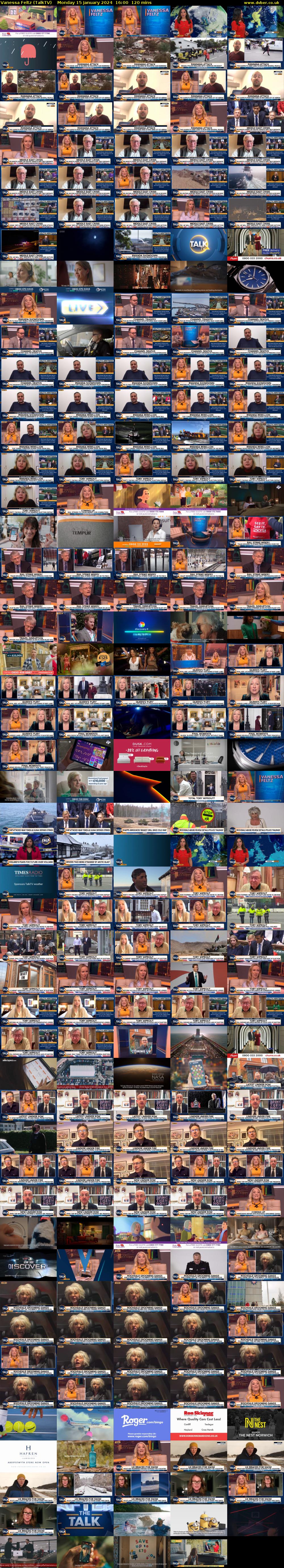 Vanessa Feltz (TalkTV) Monday 15 January 2024 16:00 - 18:00