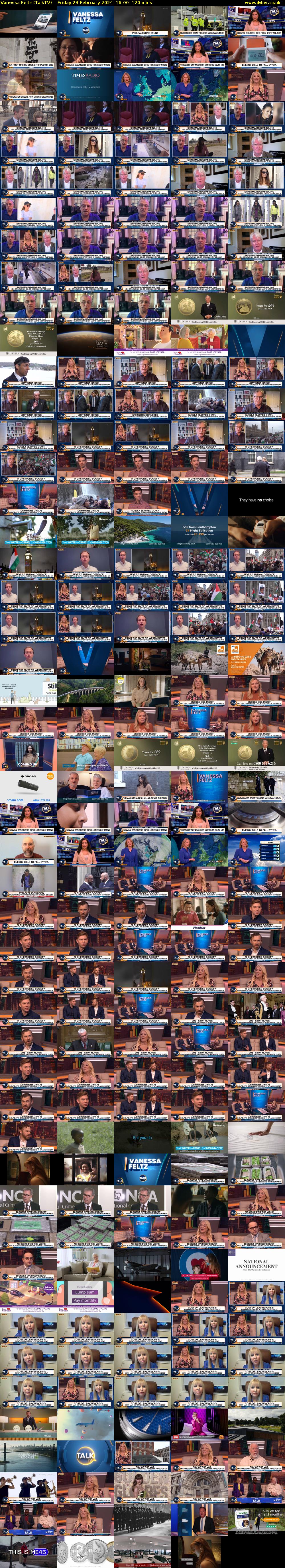 Vanessa Feltz (TalkTV) Friday 23 February 2024 16:00 - 18:00