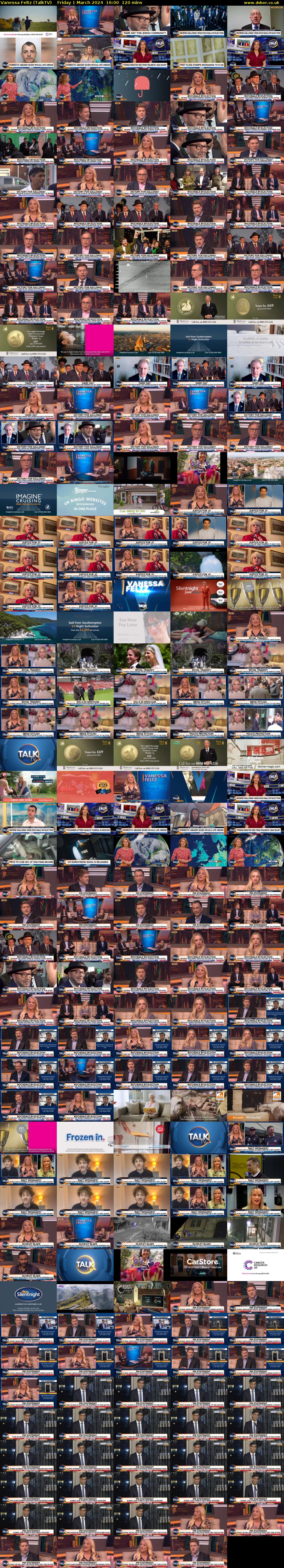 Vanessa Feltz (TalkTV) Friday 1 March 2024 16:00 - 18:00