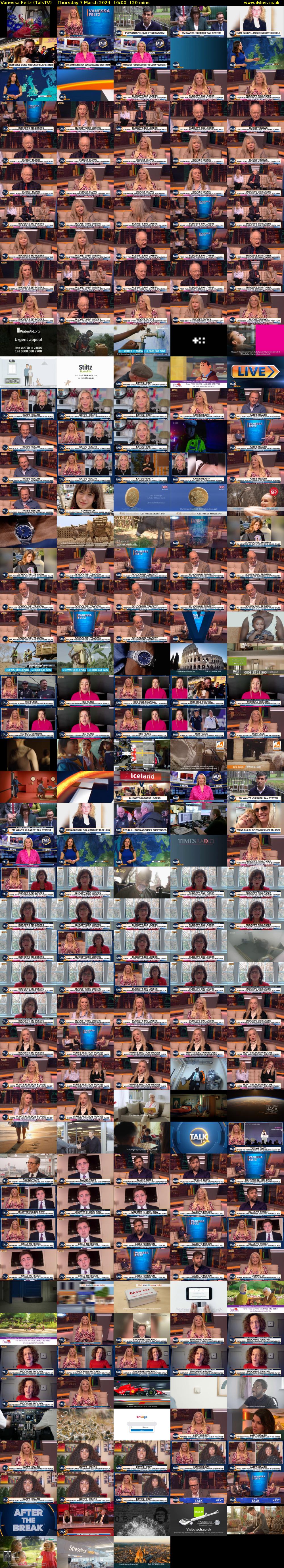 Vanessa Feltz (TalkTV) Thursday 7 March 2024 16:00 - 18:00