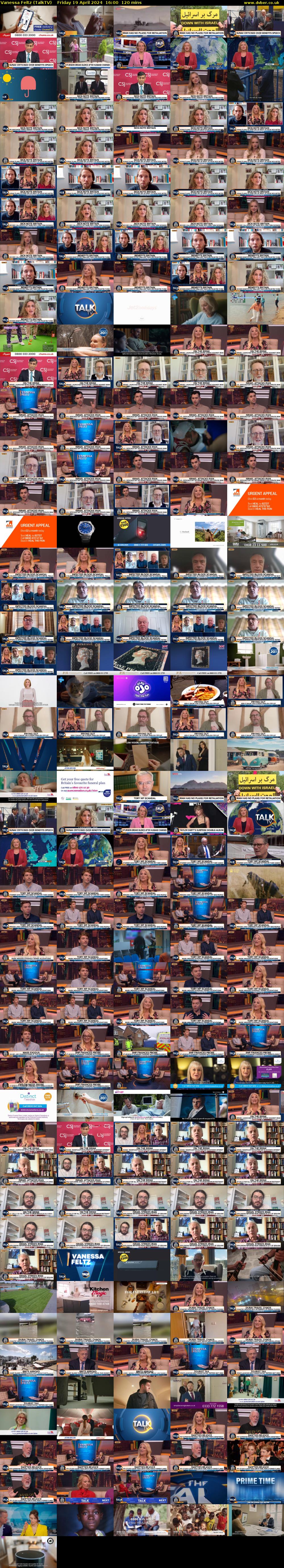 Vanessa Feltz (TalkTV) Friday 19 April 2024 16:00 - 18:00