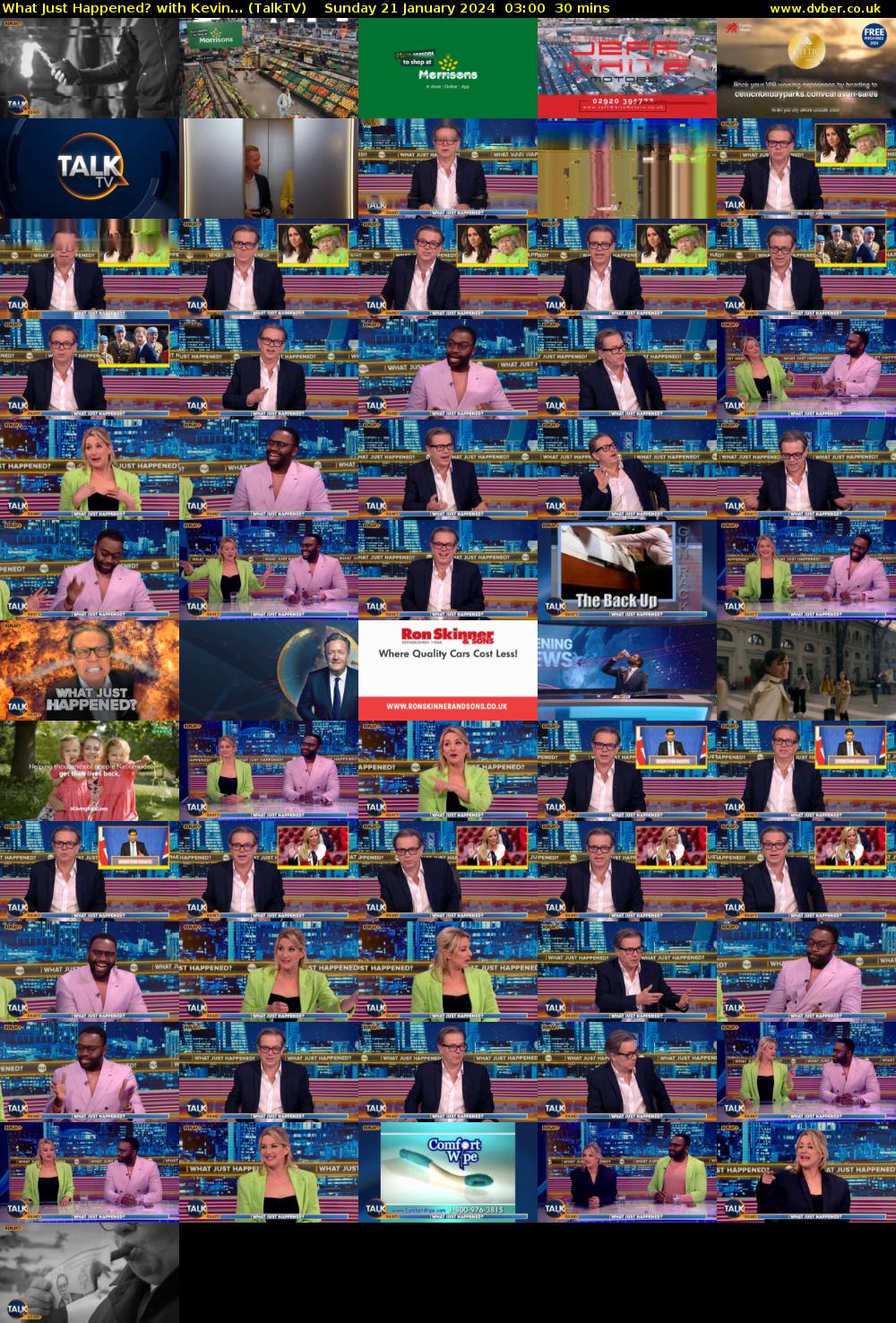 What Just Happened? with Kevin... (TalkTV) Sunday 21 January 2024 03:00 - 03:30