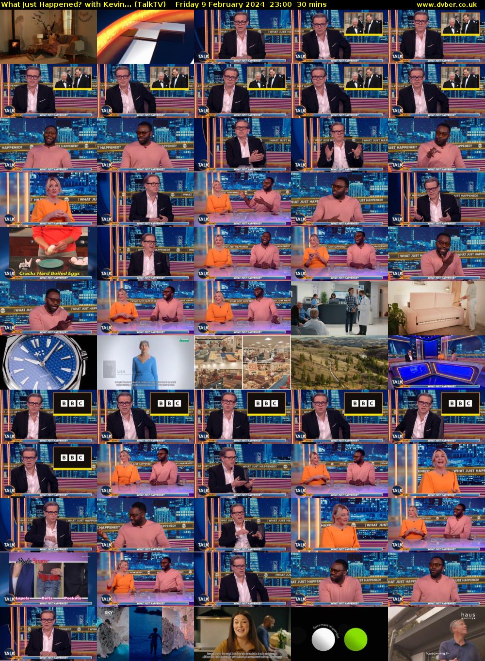 What Just Happened? with Kevin... (TalkTV) Friday 9 February 2024 23:00 - 23:30