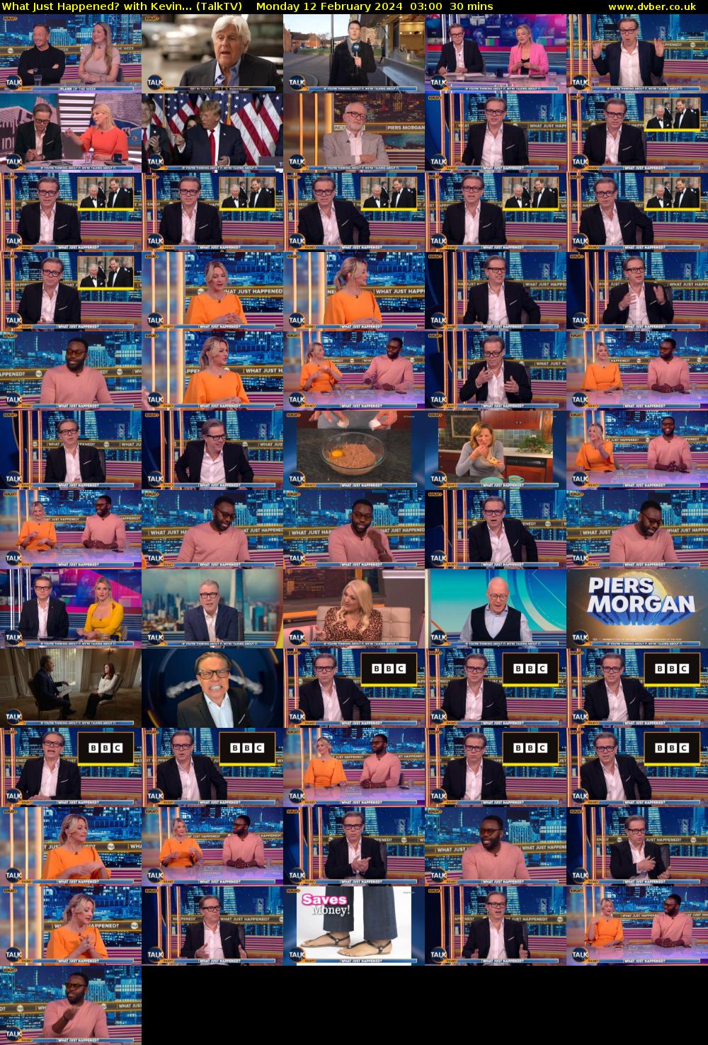 What Just Happened? with Kevin... (TalkTV) Monday 12 February 2024 03:00 - 03:30