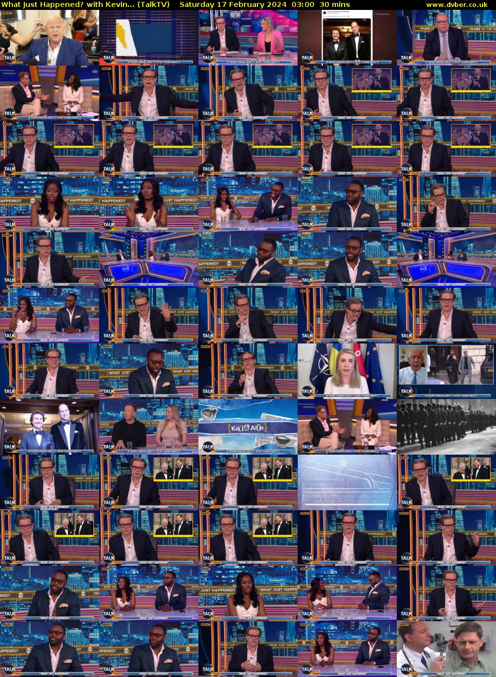 What Just Happened? with Kevin... (TalkTV) Saturday 17 February 2024 03:00 - 03:30