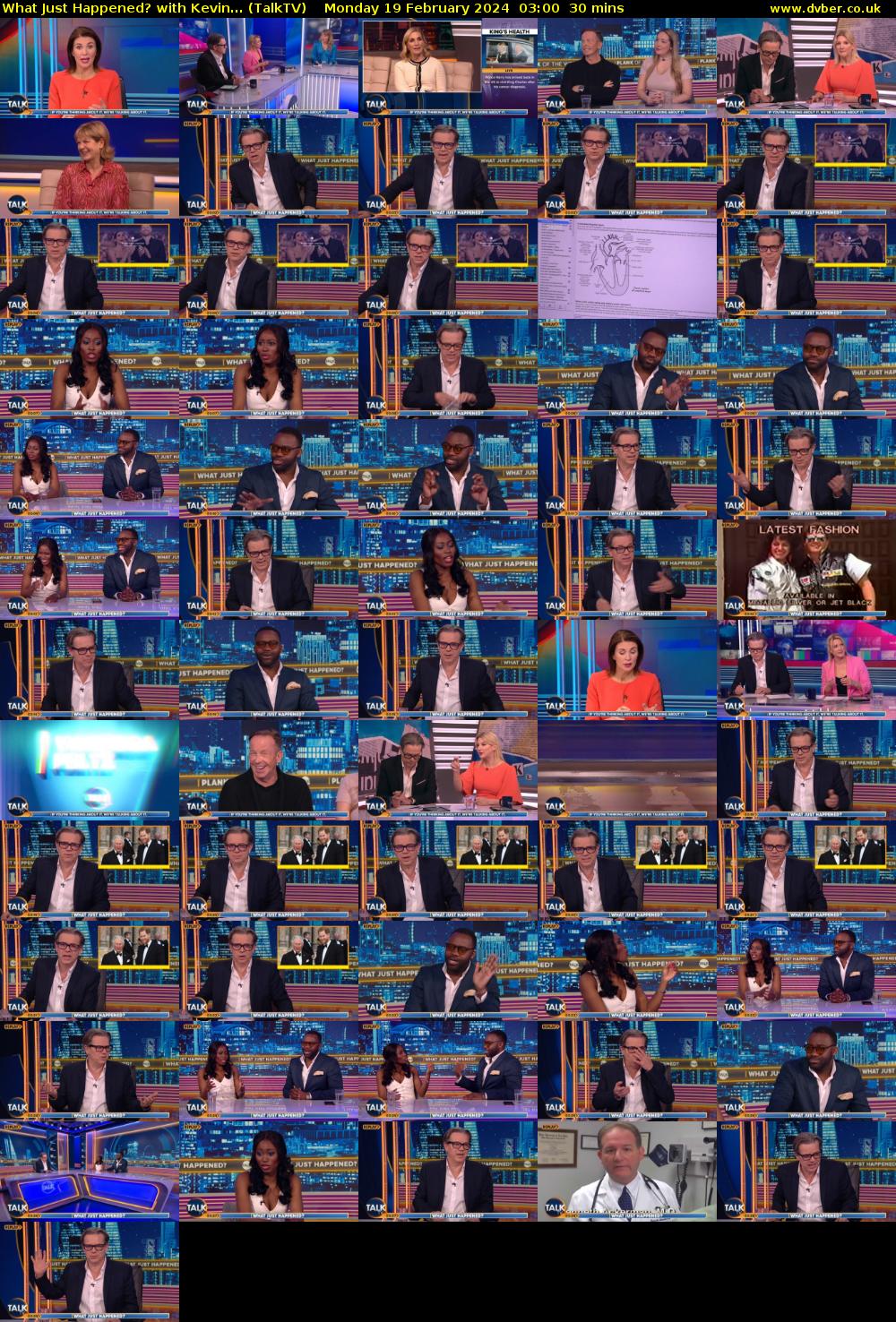 What Just Happened? with Kevin... (TalkTV) Monday 19 February 2024 03:00 - 03:30
