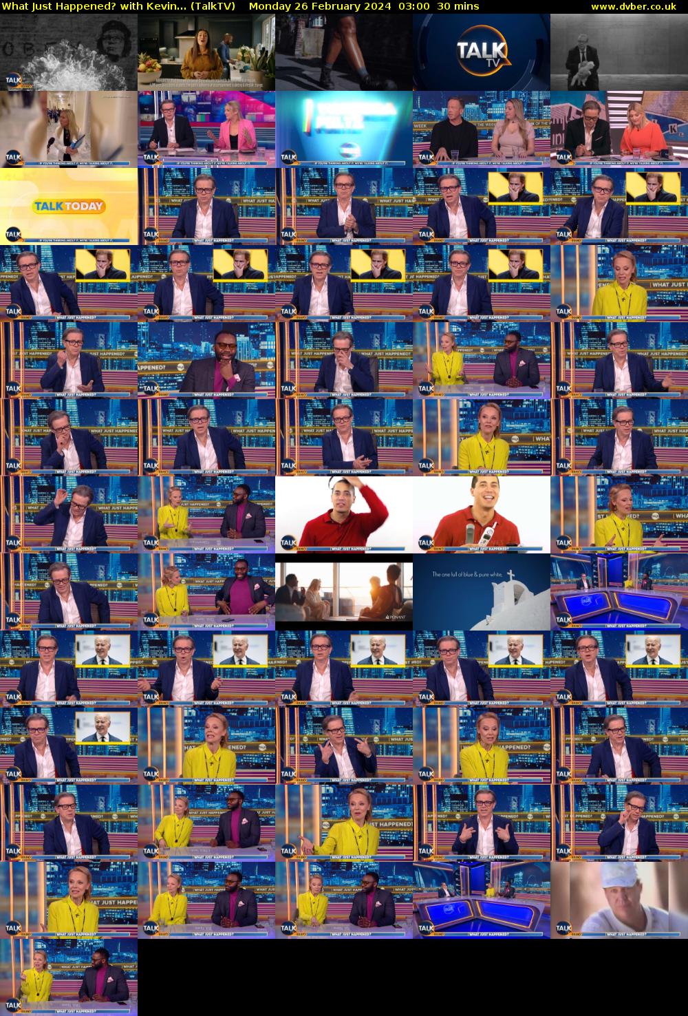 What Just Happened? with Kevin... (TalkTV) Monday 26 February 2024 03:00 - 03:30