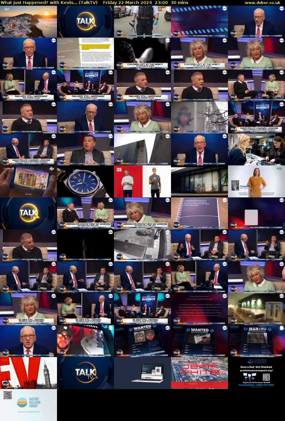 What Just Happened? with Kevin... (TalkTV) Friday 22 March 2024 23:00 - 23:30