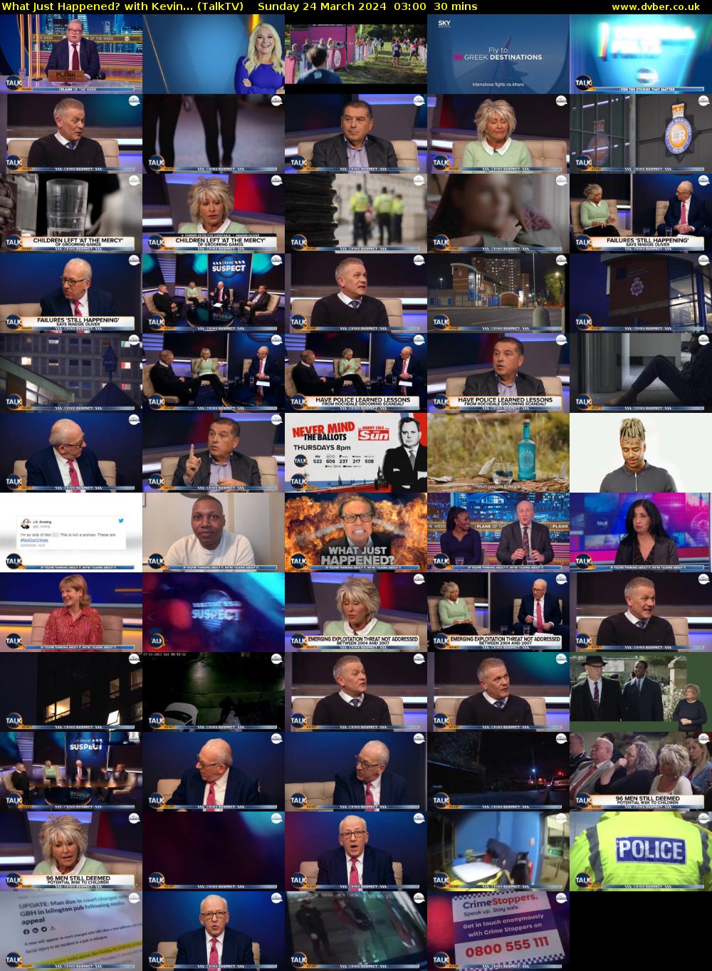 What Just Happened? with Kevin... (TalkTV) Sunday 24 March 2024 03:00 - 03:30
