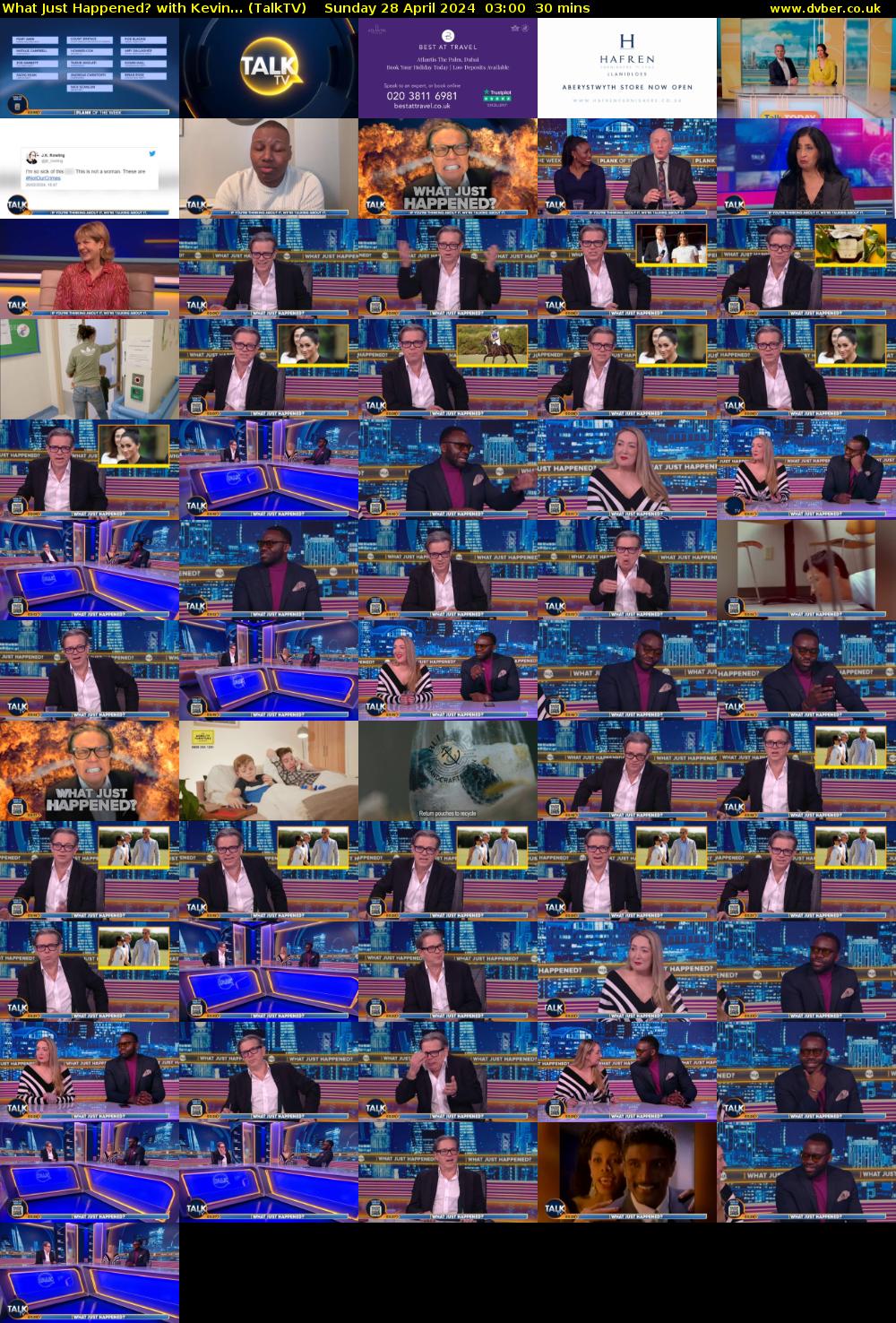 What Just Happened? with Kevin... (TalkTV) Sunday 28 April 2024 03:00 - 03:30