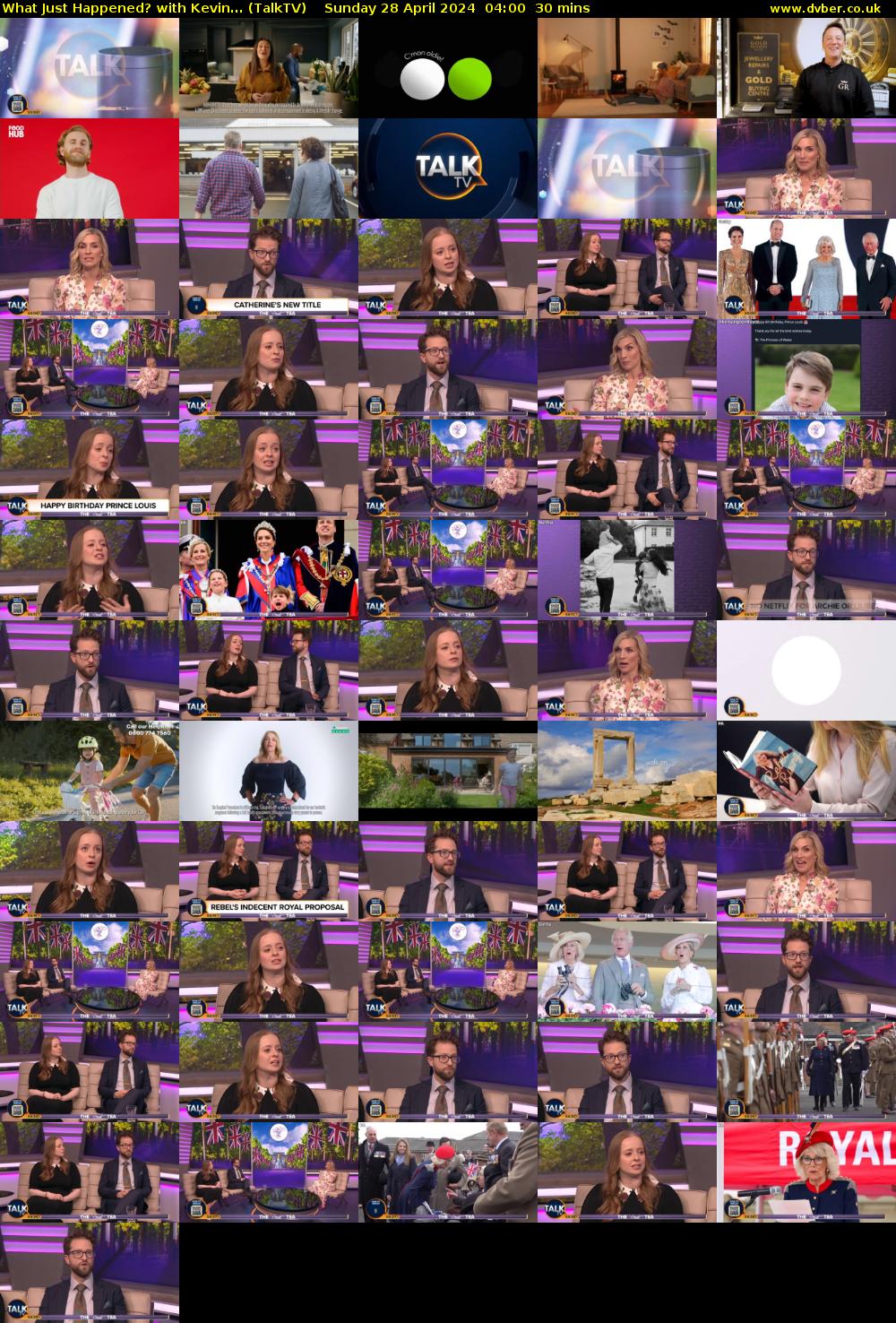 What Just Happened? with Kevin... (TalkTV) Sunday 28 April 2024 04:00 - 04:30