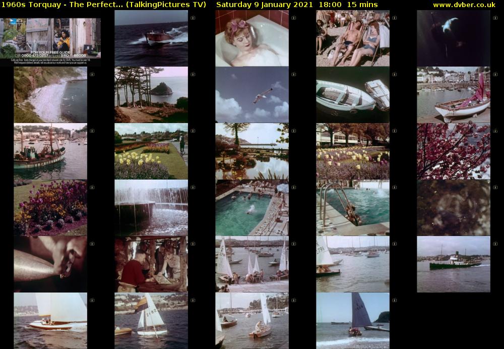 1960s Torquay - The Perfect... (TalkingPictures TV) Saturday 9 January 2021 18:00 - 18:15