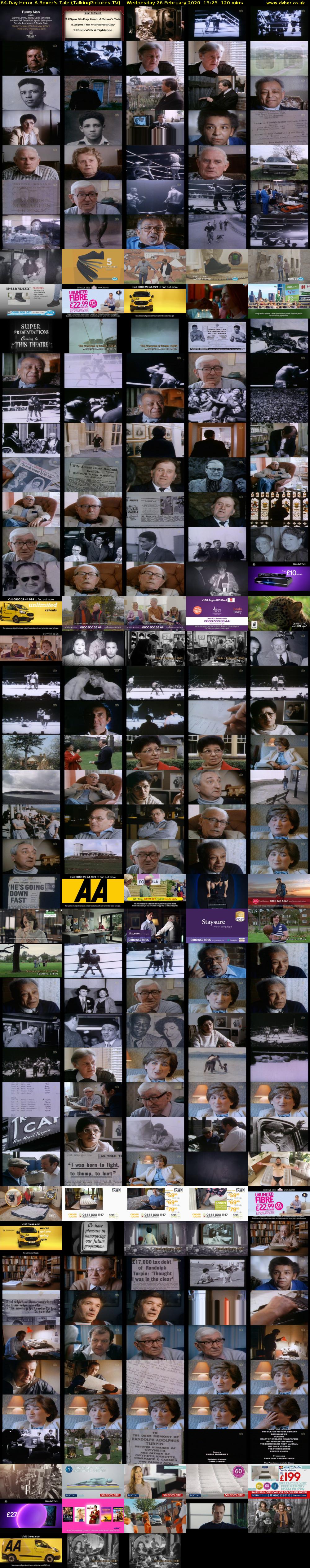 64-Day Hero: A Boxer's Tale (TalkingPictures TV) Wednesday 26 February 2020 15:25 - 17:25
