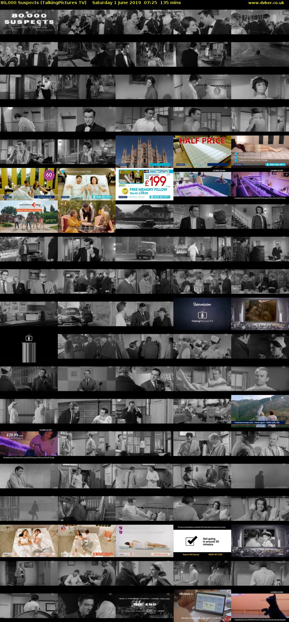 80,000 Suspects (TalkingPictures TV) Saturday 1 June 2019 07:25 - 09:40