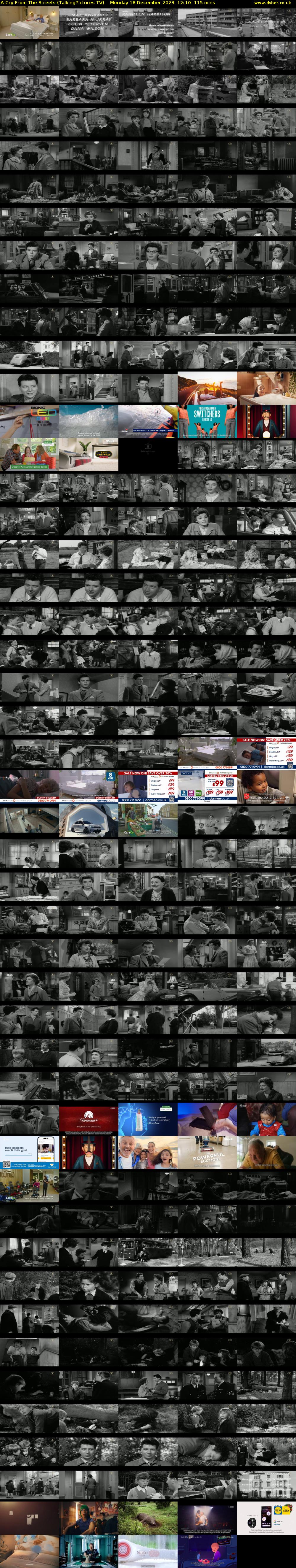 A Cry From The Streets (TalkingPictures TV) Monday 18 December 2023 12:10 - 14:05
