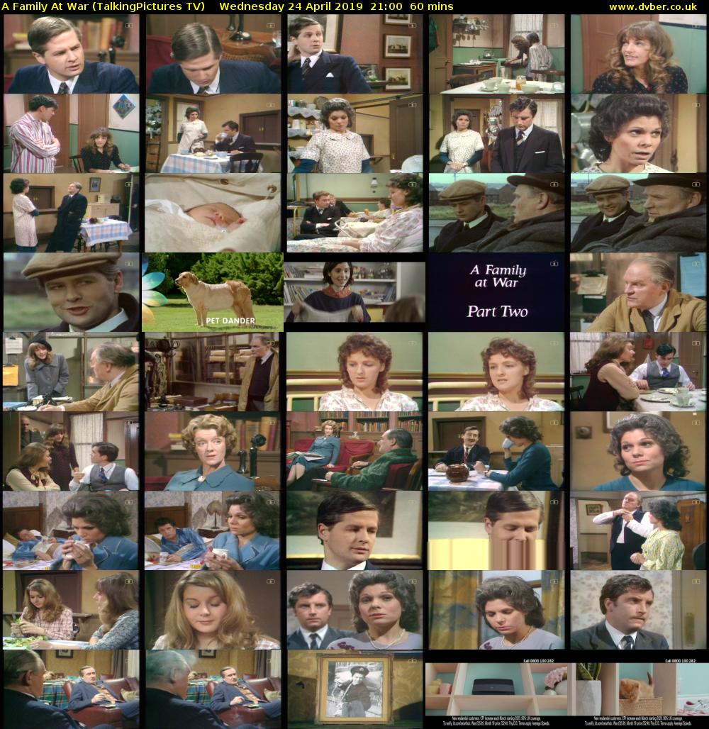 A Family At War (TalkingPictures TV) Wednesday 24 April 2019 21:00 - 22:00