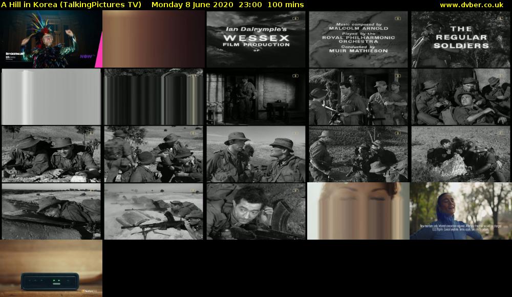 A Hill in Korea (TalkingPictures TV) Monday 8 June 2020 23:00 - 00:40