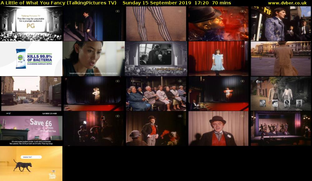 A Little of What You Fancy (TalkingPictures TV) Sunday 15 September 2019 17:20 - 18:30