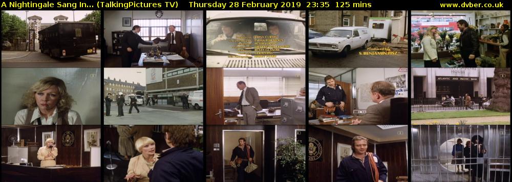 A Nightingale Sang In... (TalkingPictures TV) Thursday 28 February 2019 23:35 - 01:40