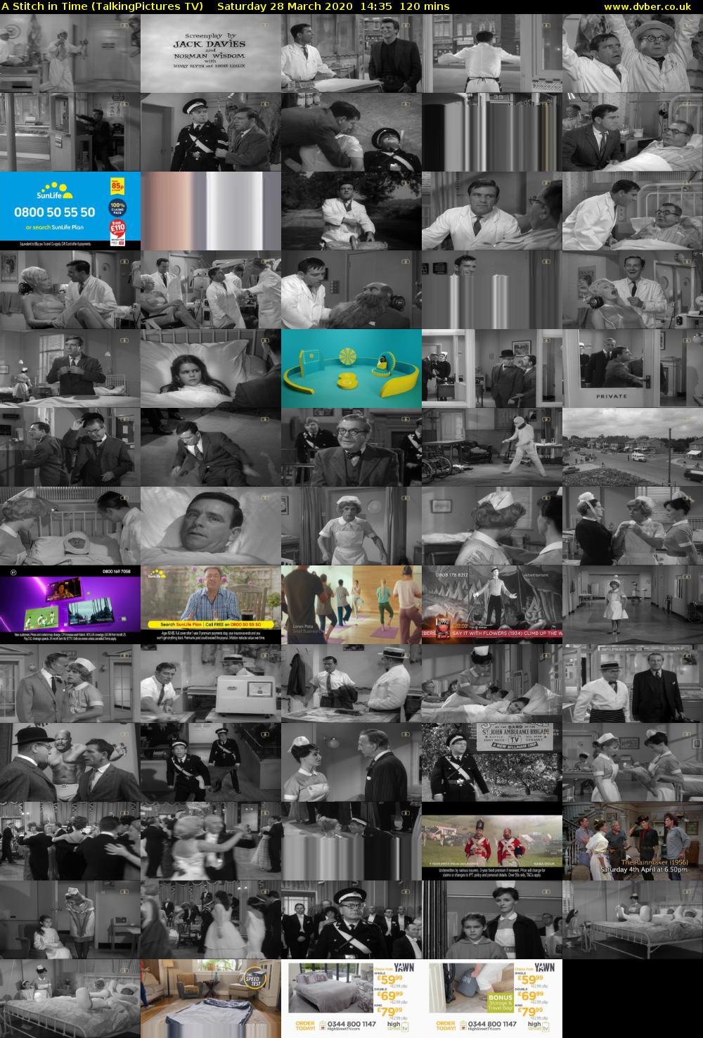 A Stitch in Time (TalkingPictures TV) Saturday 28 March 2020 14:35 - 16:35