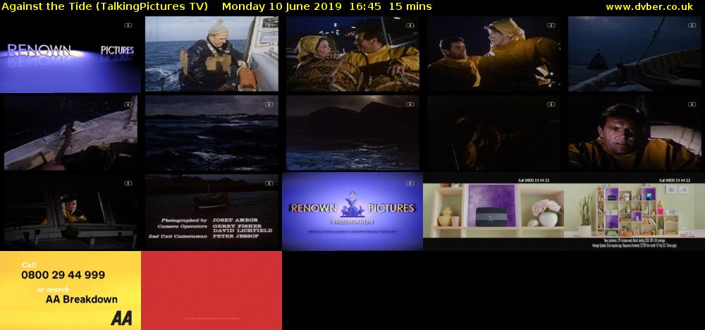 Against the Tide (TalkingPictures TV) Monday 10 June 2019 16:45 - 17:00