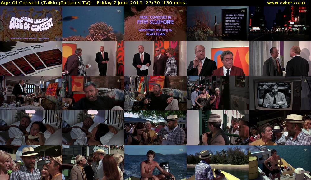 Age Of Consent (TalkingPictures TV) Friday 7 June 2019 23:30 - 01:40