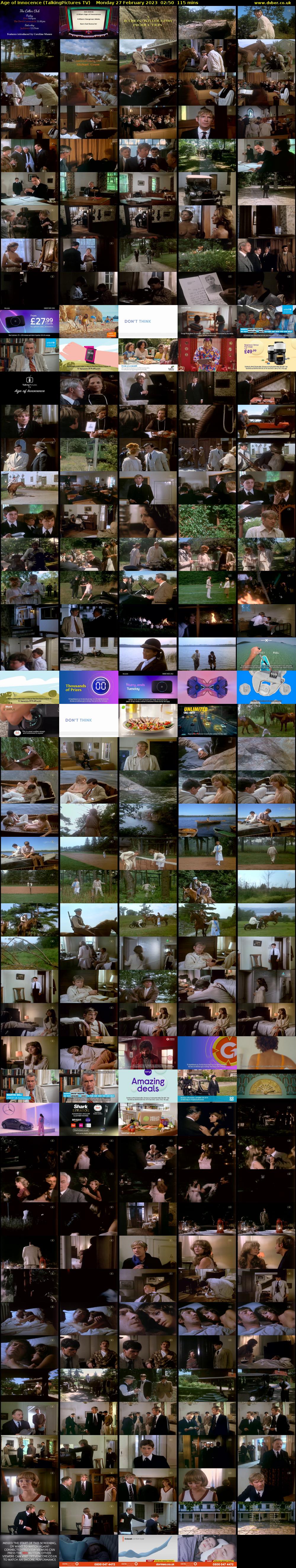 Age of Innocence (TalkingPictures TV) Monday 27 February 2023 02:50 - 04:45