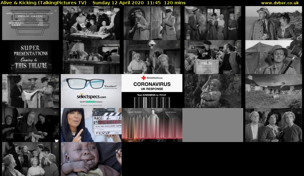 Alive & Kicking (TalkingPictures TV) Sunday 12 April 2020 11:45 - 13:45