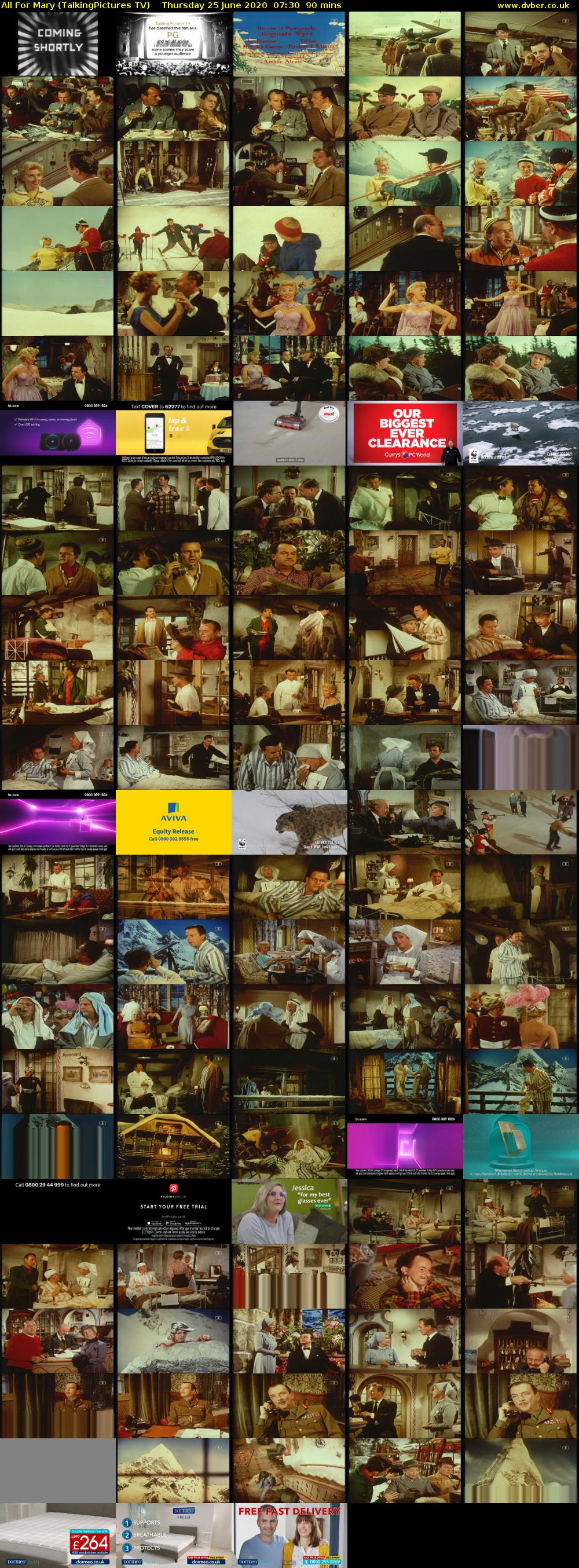 All For Mary (TalkingPictures TV) Thursday 25 June 2020 07:30 - 09:00