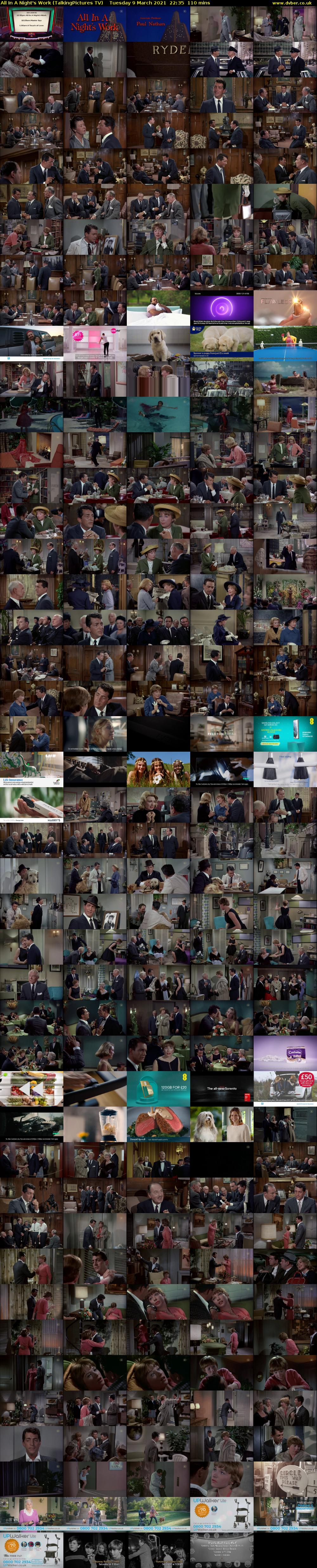 All In A Night's Work (TalkingPictures TV) Tuesday 9 March 2021 22:35 - 00:25