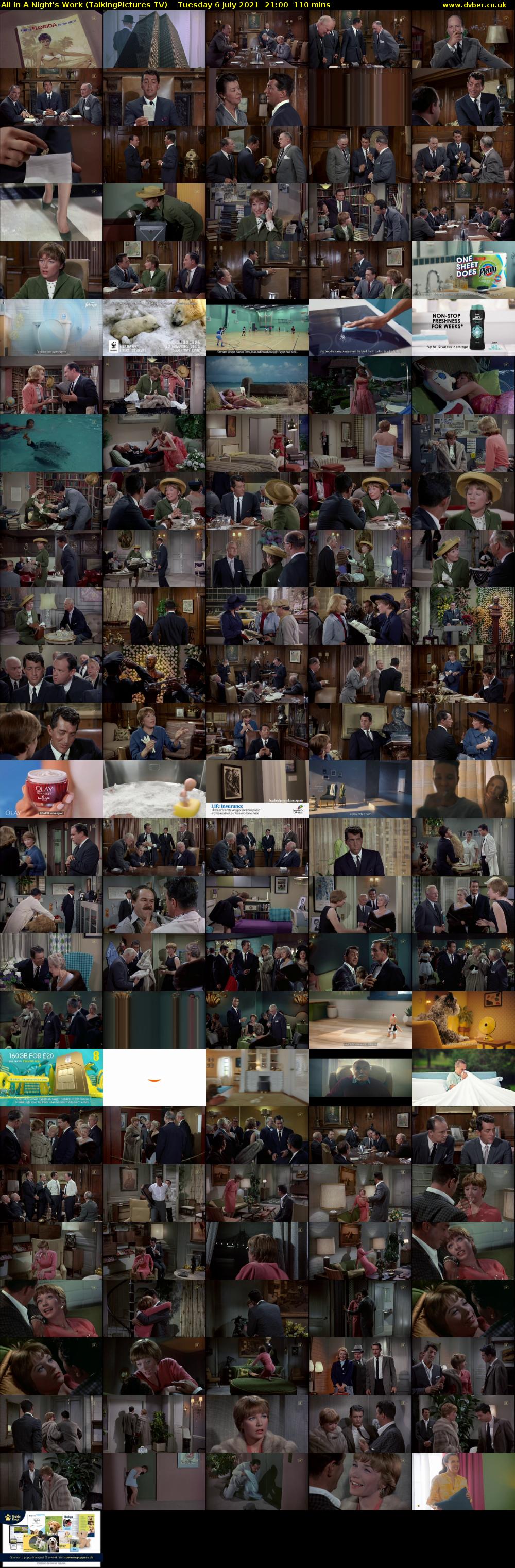 All In A Night's Work (TalkingPictures TV) Tuesday 6 July 2021 21:00 - 22:50