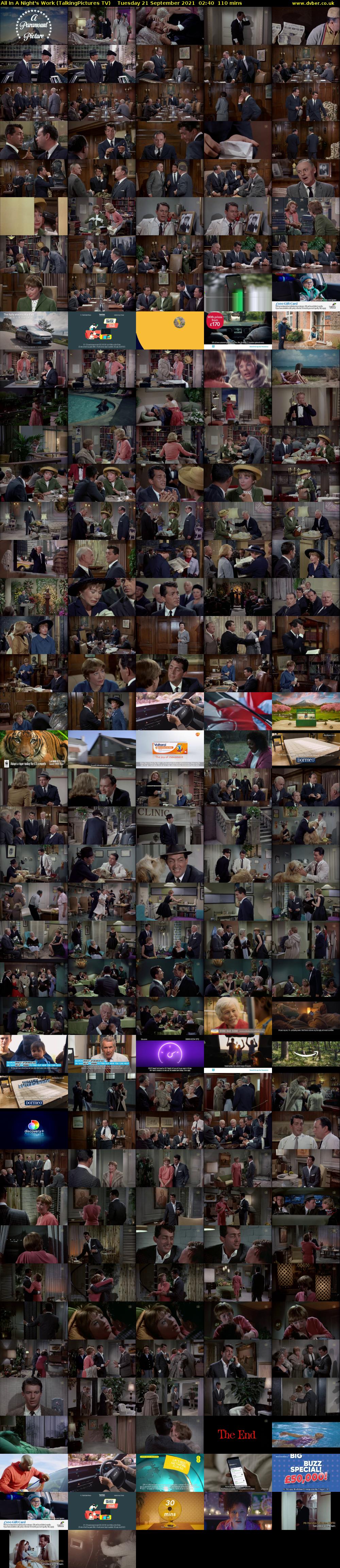All In A Night's Work (TalkingPictures TV) Tuesday 21 September 2021 02:40 - 04:30