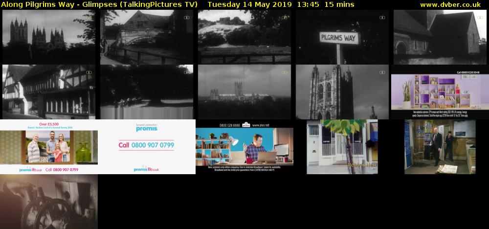 Along Pilgrims Way - Glimpses (TalkingPictures TV) Tuesday 14 May 2019 13:45 - 14:00