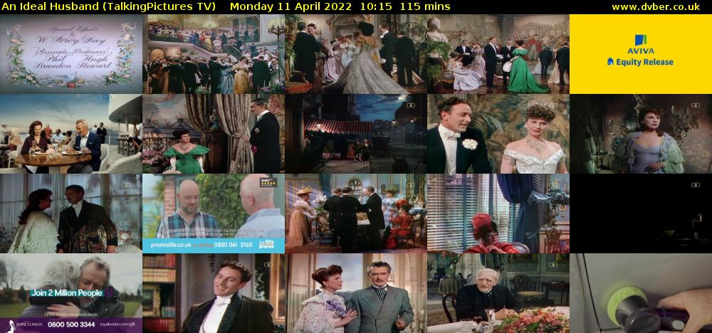 An Ideal Husband (TalkingPictures TV) Monday 11 April 2022 10:15 - 12:10