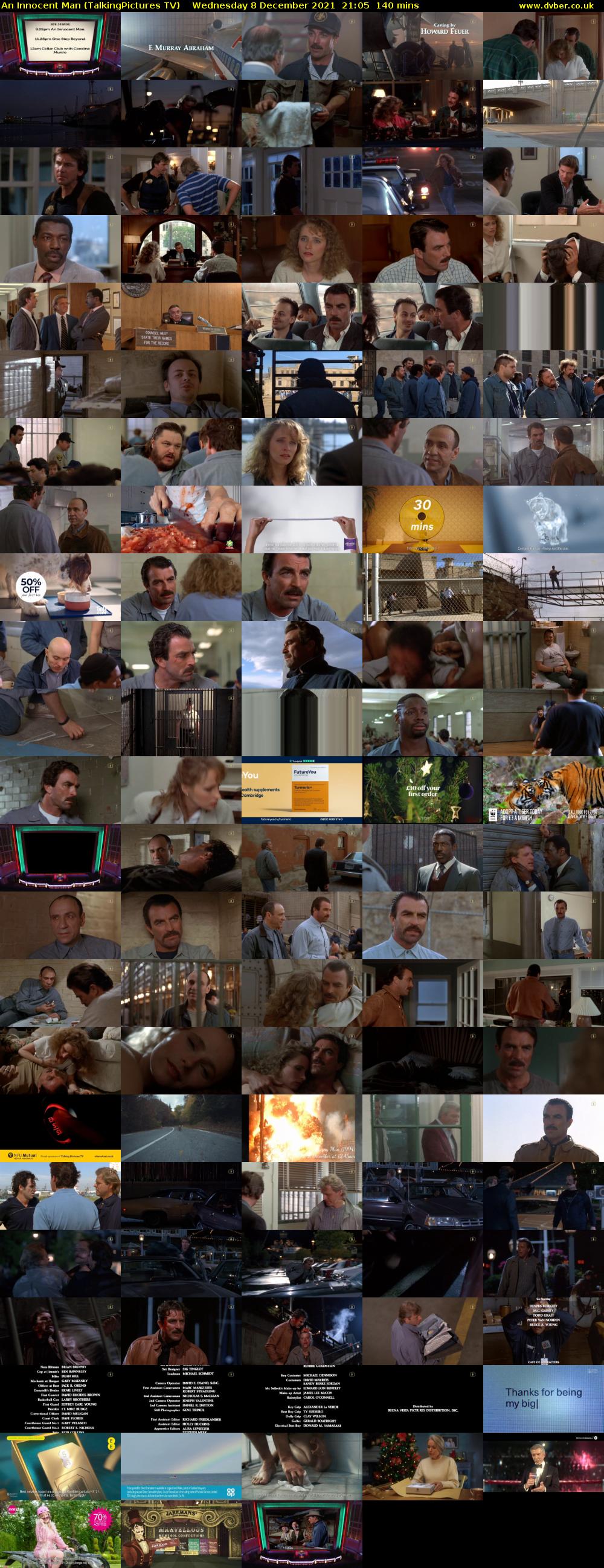 An Innocent Man (TalkingPictures TV) Wednesday 8 December 2021 21:05 - 23:25