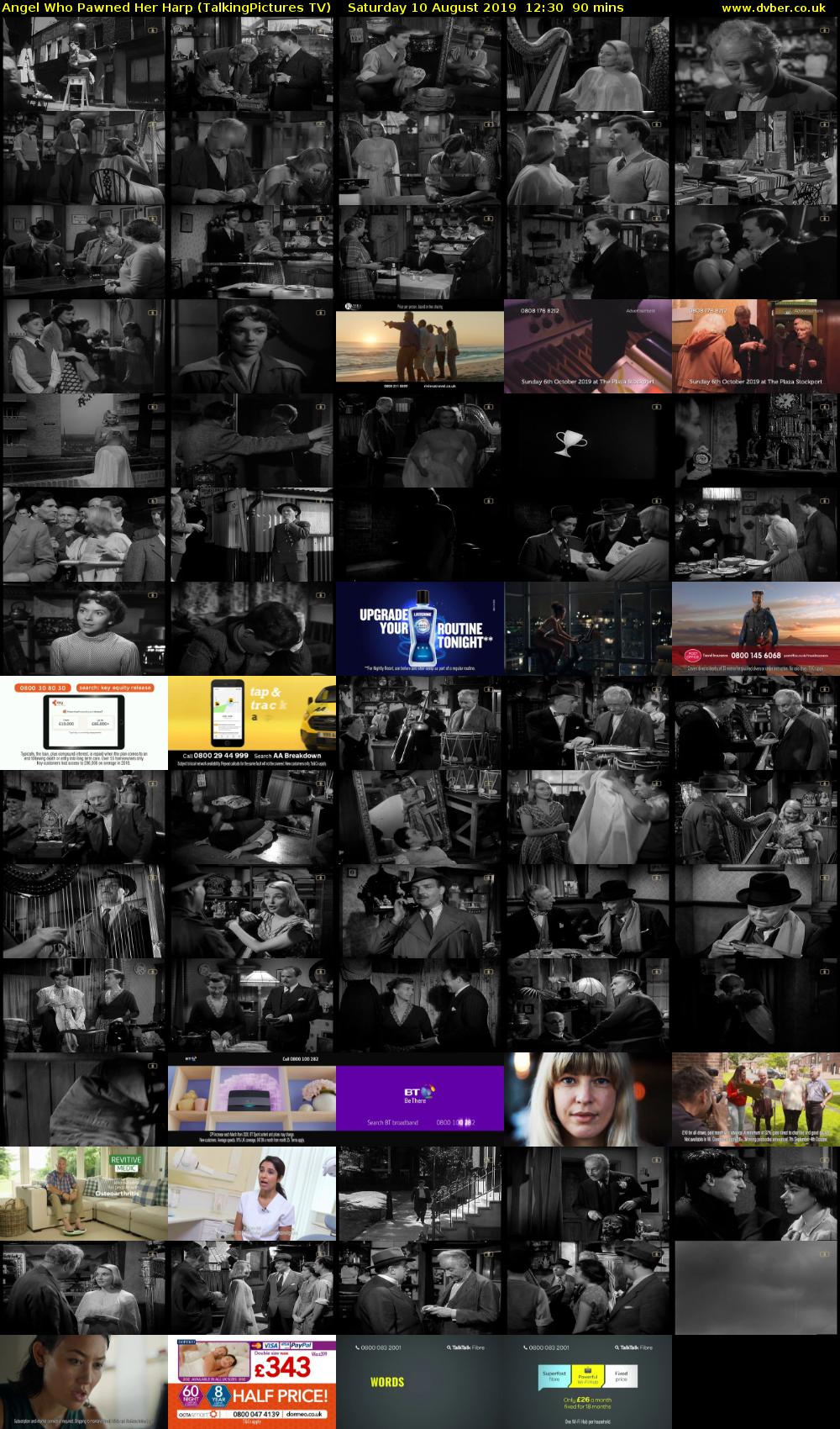 Angel Who Pawned Her Harp (TalkingPictures TV) Saturday 10 August 2019 12:30 - 14:00