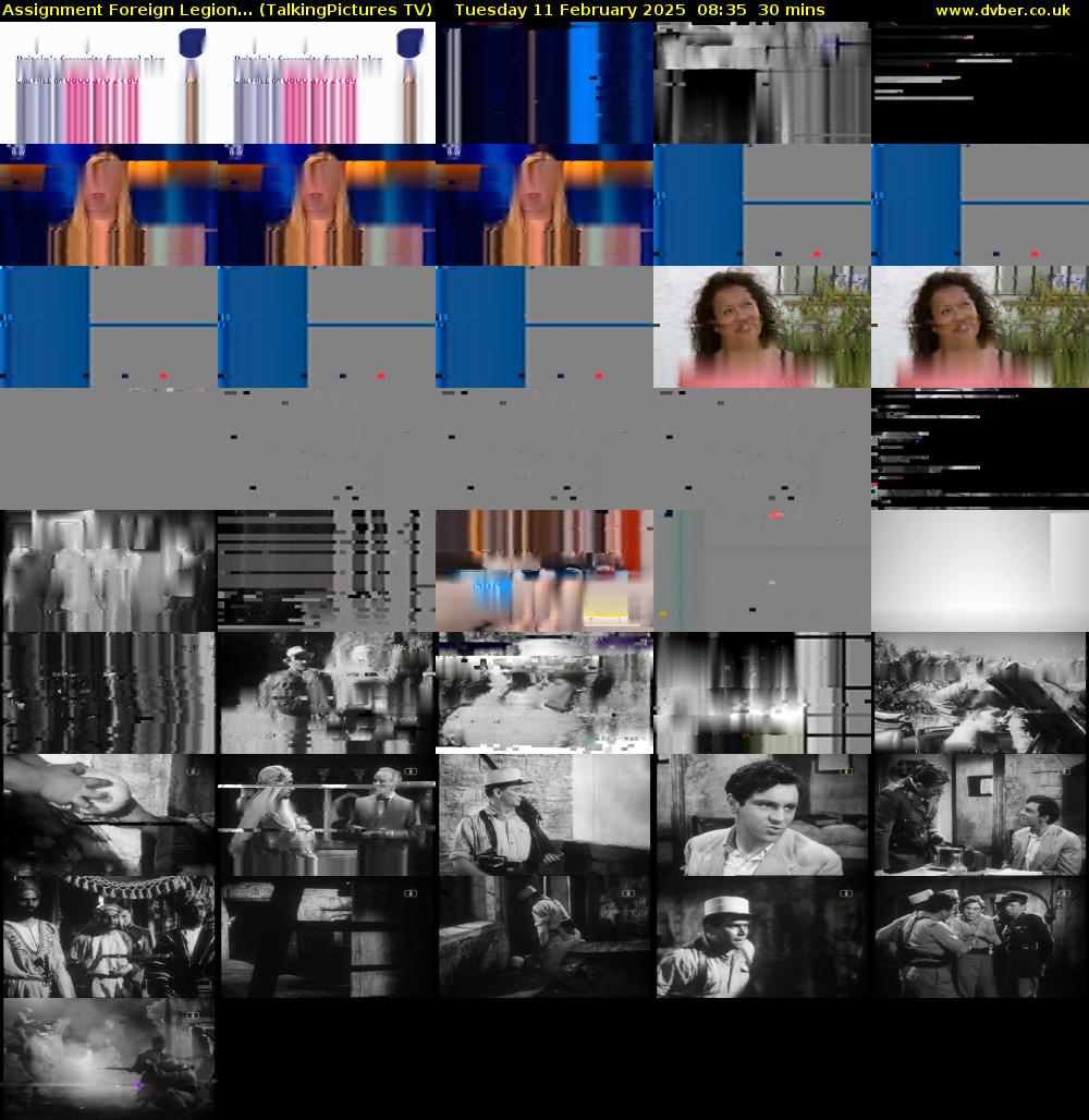 Assignment Foreign Legion... (TalkingPictures TV) Tuesday 11 February 2025 08:35 - 09:05