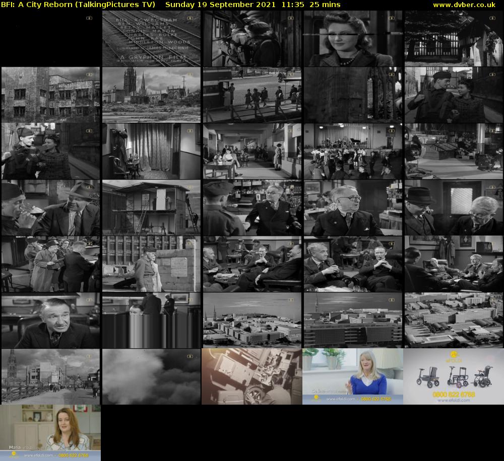 BFI: A City Reborn (TalkingPictures TV) Sunday 19 September 2021 11:35 - 12:00