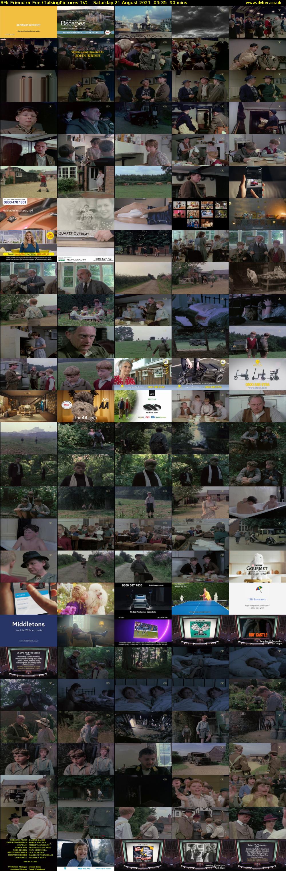 BFI: Friend or Foe (TalkingPictures TV) Saturday 21 August 2021 09:35 - 11:05