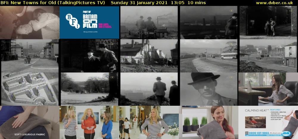 BFI: New Towns for Old (TalkingPictures TV) Sunday 31 January 2021 13:05 - 13:15