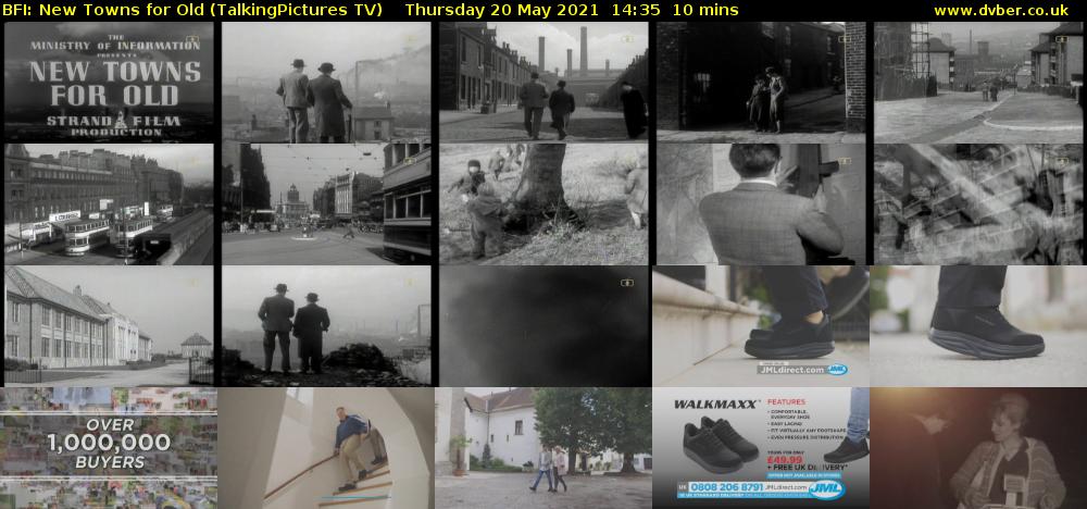 BFI: New Towns for Old (TalkingPictures TV) Thursday 20 May 2021 14:35 - 14:45