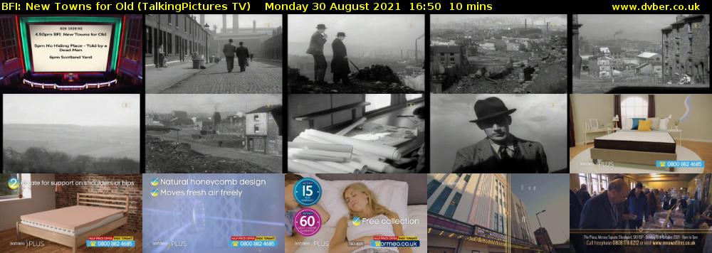 BFI: New Towns for Old (TalkingPictures TV) Monday 30 August 2021 16:50 - 17:00