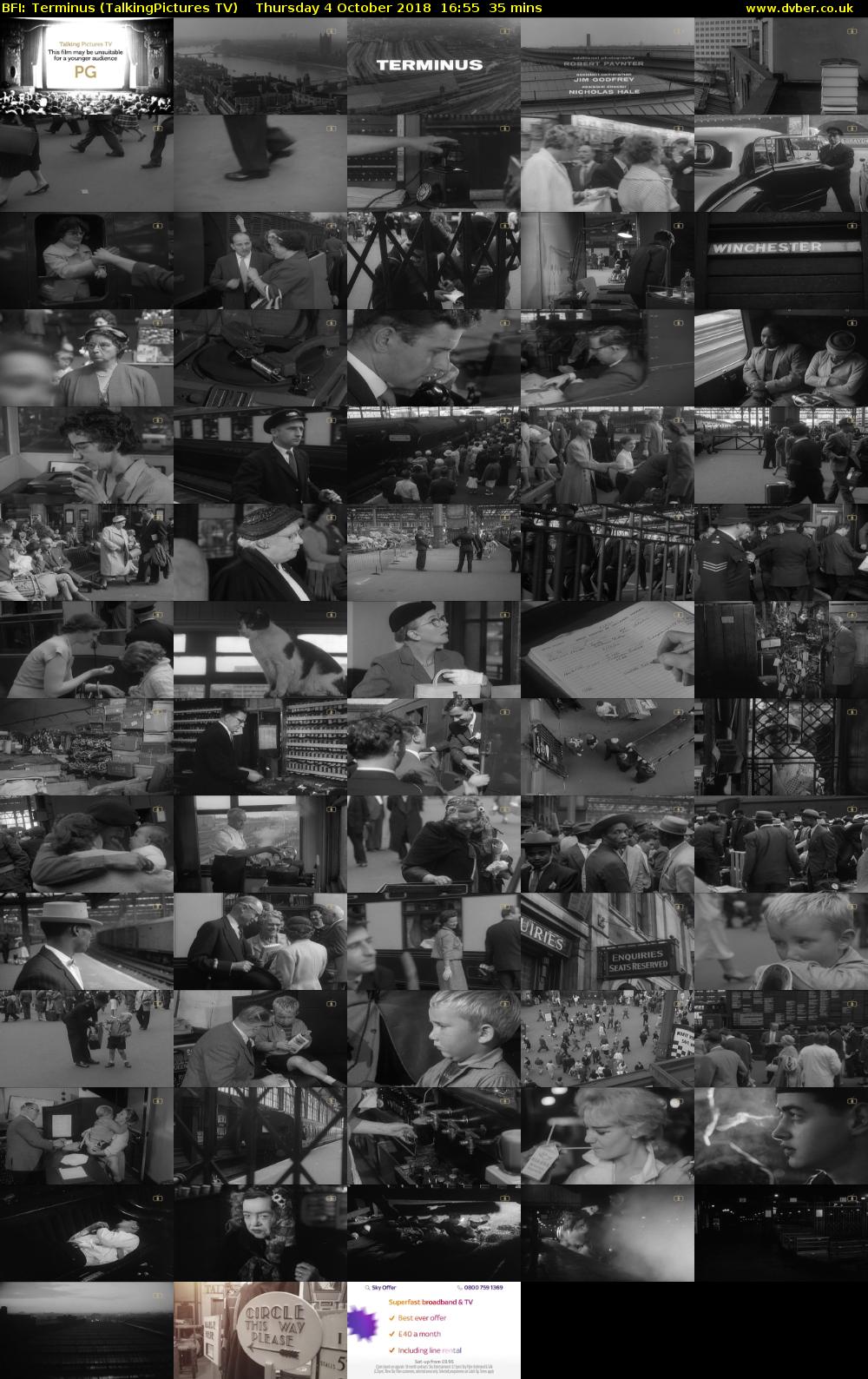 BFI: Terminus (TalkingPictures TV) Thursday 4 October 2018 16:55 - 17:30