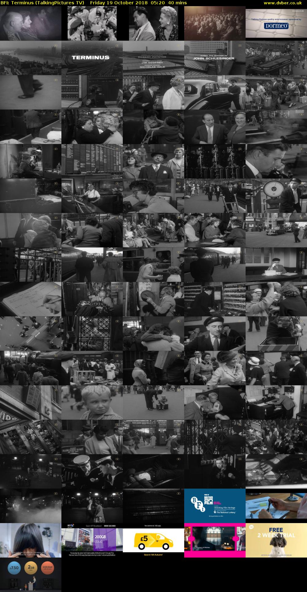 BFI: Terminus (TalkingPictures TV) Friday 19 October 2018 05:20 - 06:00
