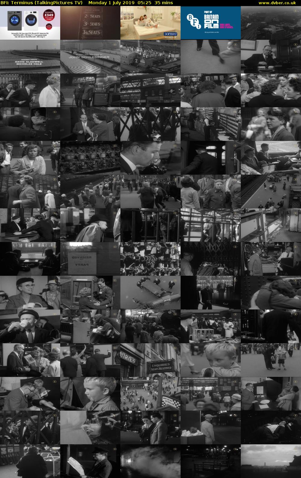 BFI: Terminus (TalkingPictures TV) Monday 1 July 2019 05:25 - 06:00