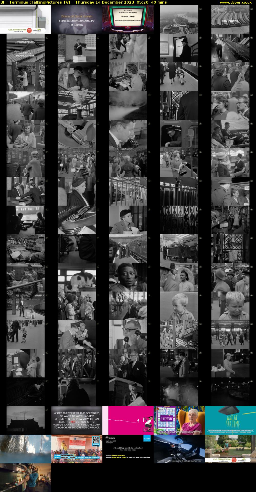BFI: Terminus (TalkingPictures TV) Thursday 14 December 2023 05:20 - 06:00