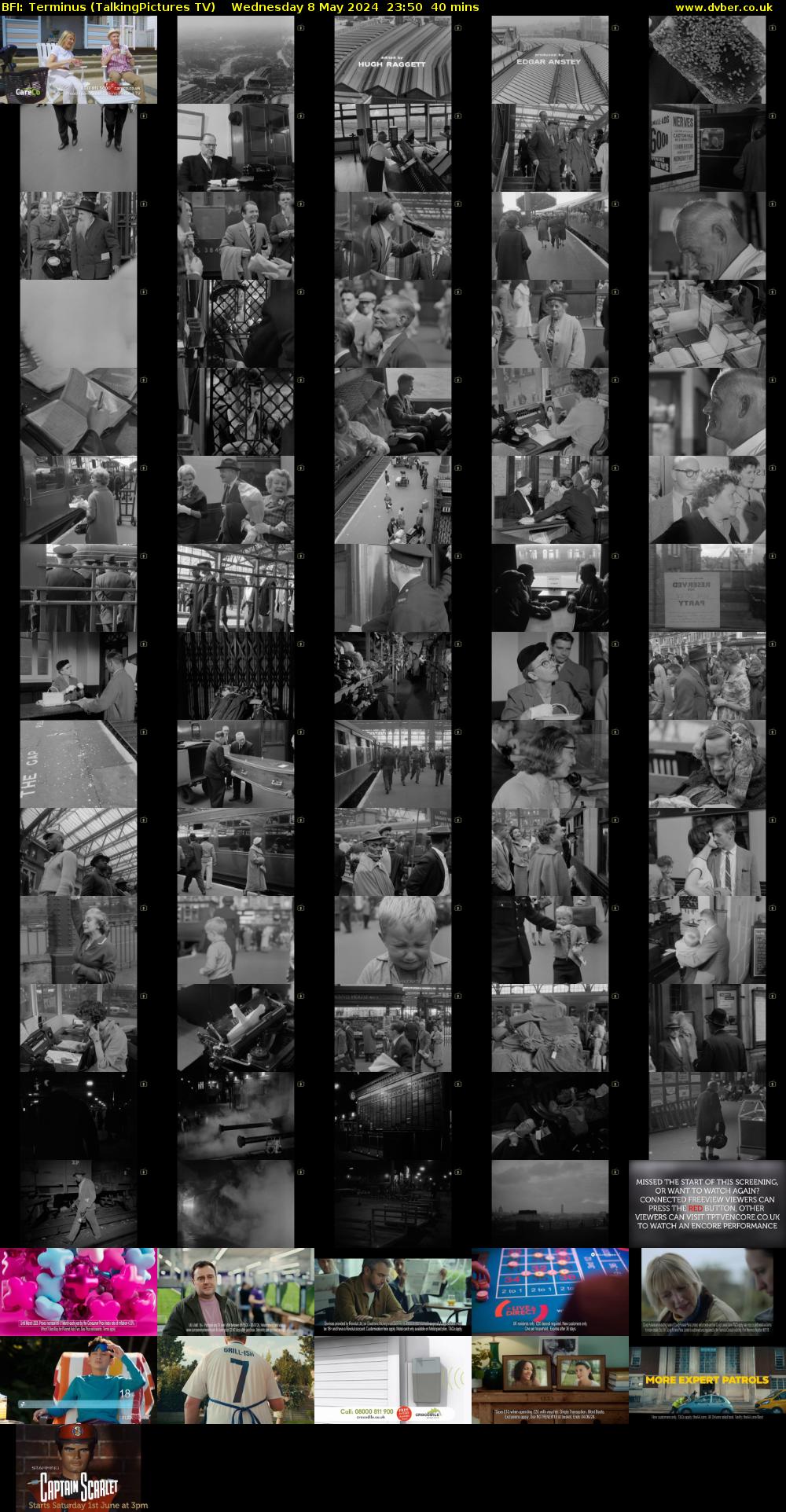 BFI: Terminus (TalkingPictures TV) Wednesday 8 May 2024 23:50 - 00:30