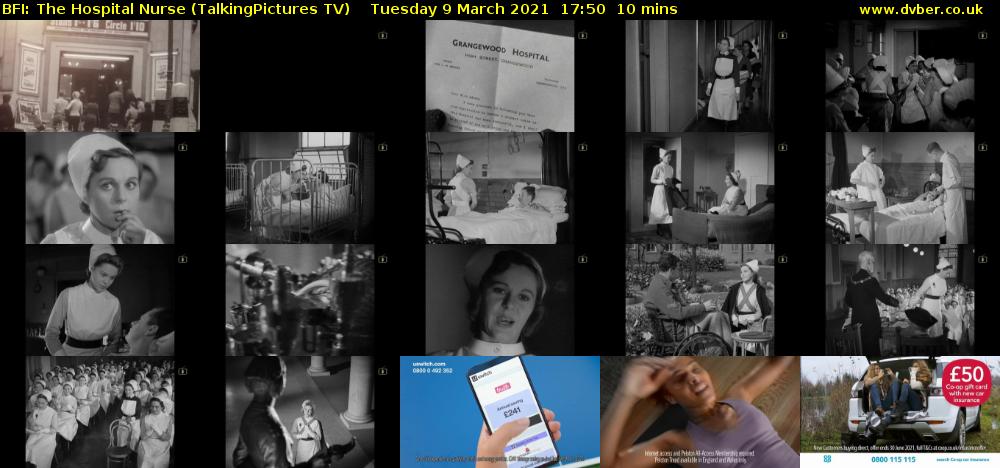 BFI: The Hospital Nurse (TalkingPictures TV) Tuesday 9 March 2021 17:50 - 18:00